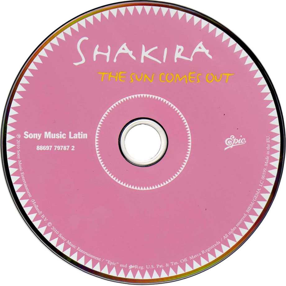 saltez Shakira The Sun Comes Out